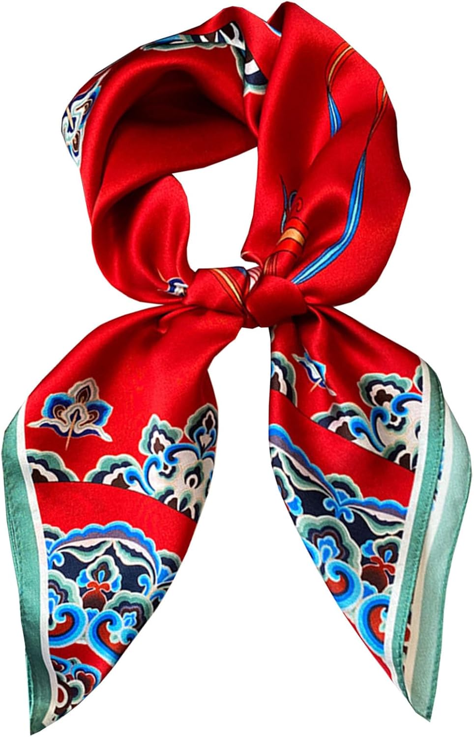 Dailyacc Hair Bandanas Scarf For Women Lightweight Fashion Neck Silk Satin Head Scarves For Sleeping Handbags Scarf