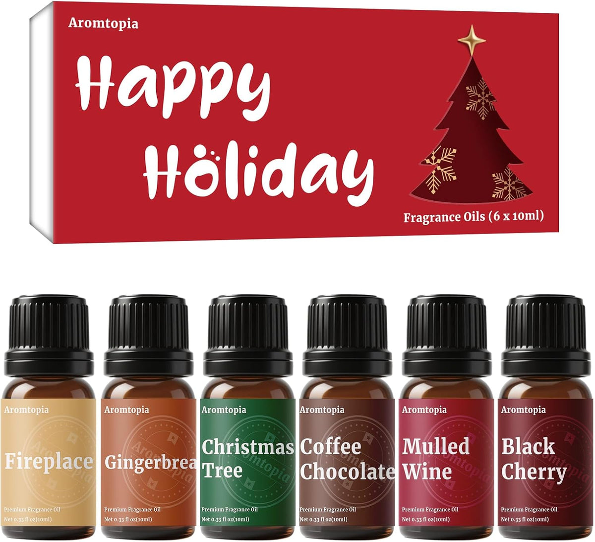 Diffuser Fragrance Oils, Aromtopia Essential Oils for Diffusers for Home, 6x10ml Fresh Home Set, Clean Scents for Candle Soap Making, Dryer Ball, Fresh Linen, Crisp Breeze, Fresh Laundry, Lemon