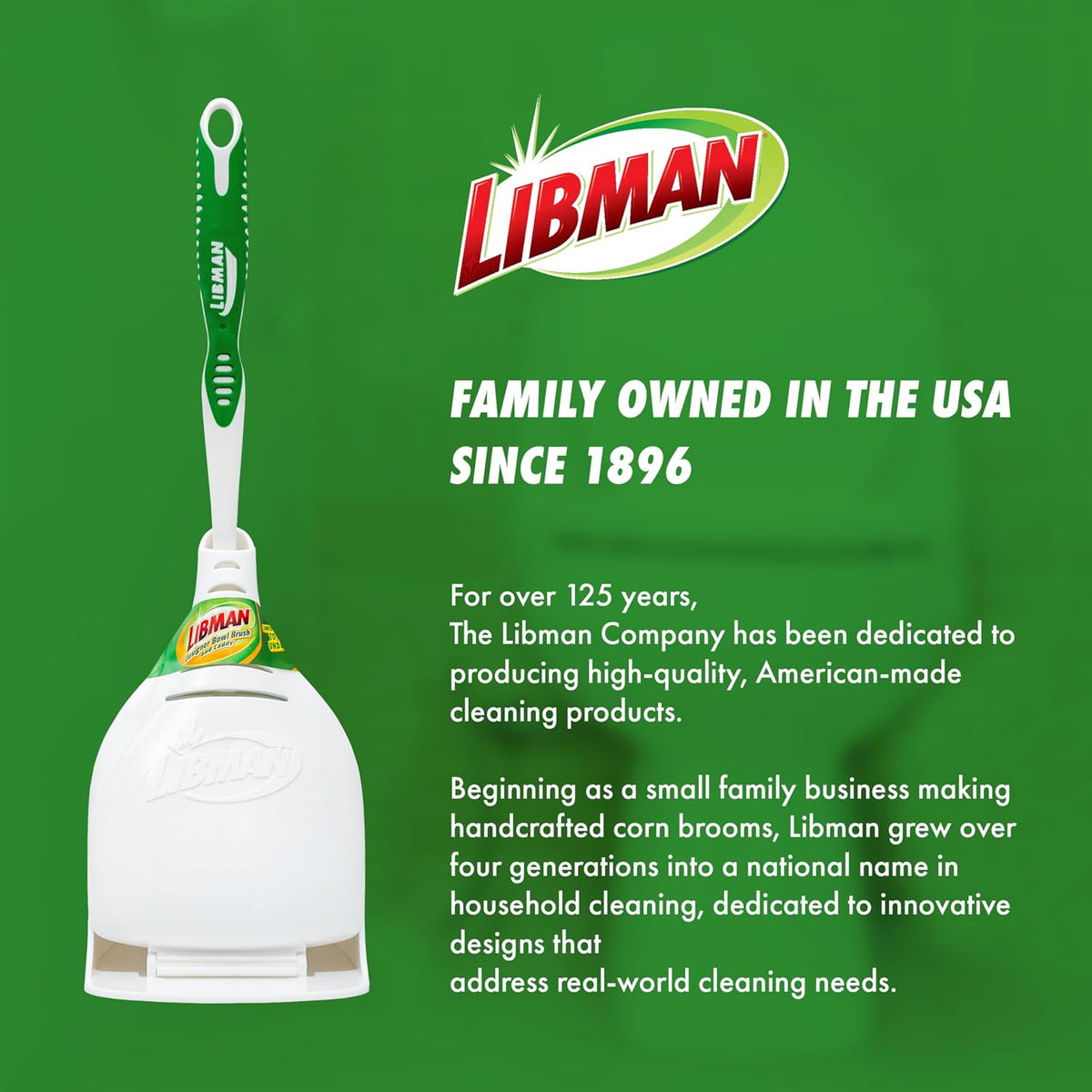Libman Designer Bowl Brush and Caddy, Hygenic with Drying Slits, 2 Pack