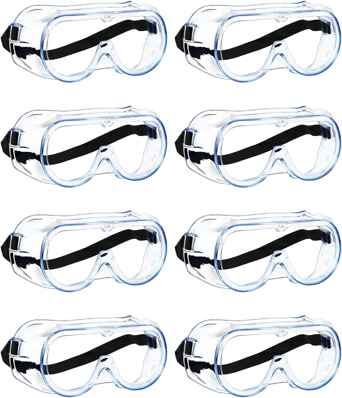 MELASA Safety Goggles ANSI Z87.1 Anti-Fog Protective Lab Goggles Chemistry