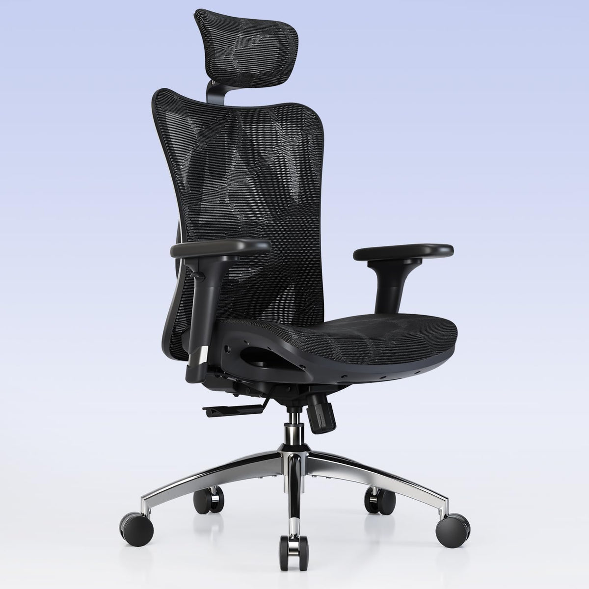 SIHOO M18 Ergonomic Office Chair, Mesh Back Desk Chair with Headrest