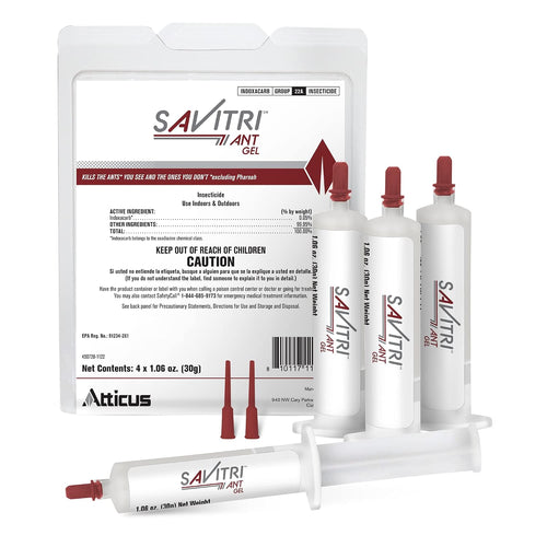 Atticus Savitri Ant Gel Bait (4 x 30 Grams) - Indoor and Outdoor Ant Killer