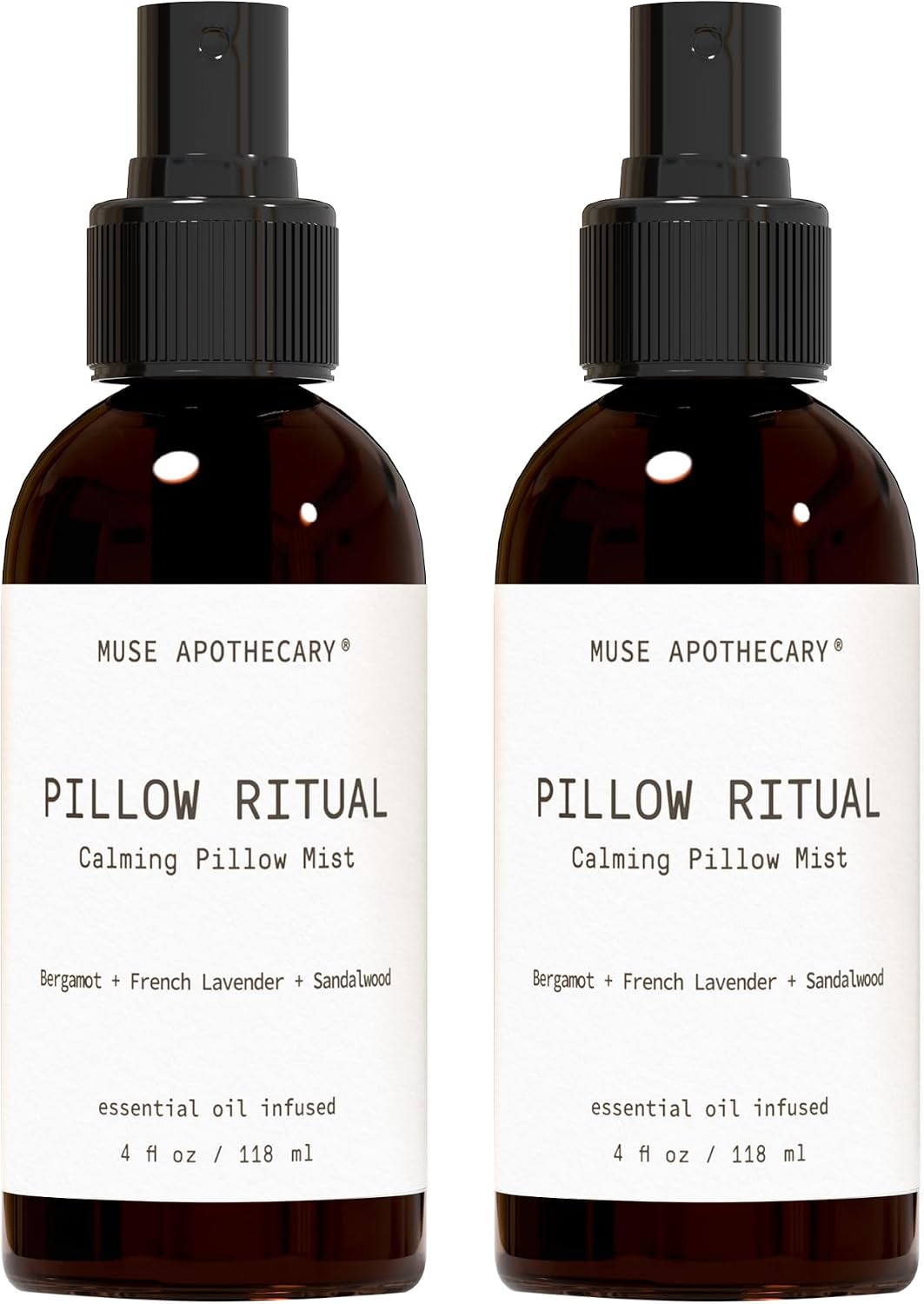 Muse Apothecary Linen Ritual - Aromatic, Soothing, and Relaxing Linen Spray for Bedding, Laundry and Fabric Spray Freshener - Infused with Aromatherapy Essential Oils - Lavender Serenity