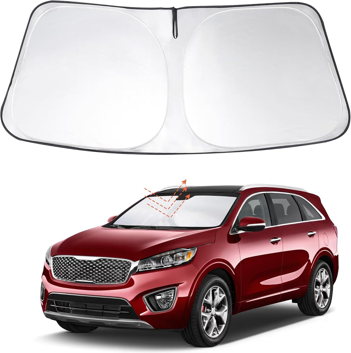 Windshield Sun Shade for 2015-2026 Ford F150 F-150 Accessories