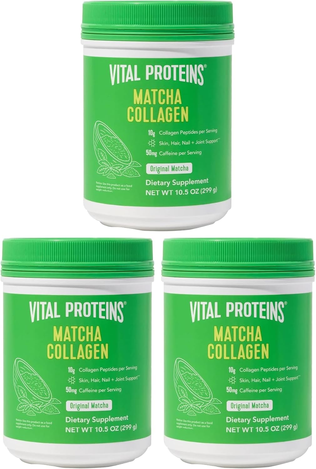 Vital Proteins Matcha Collagen Peptides Powder, 10.5oz