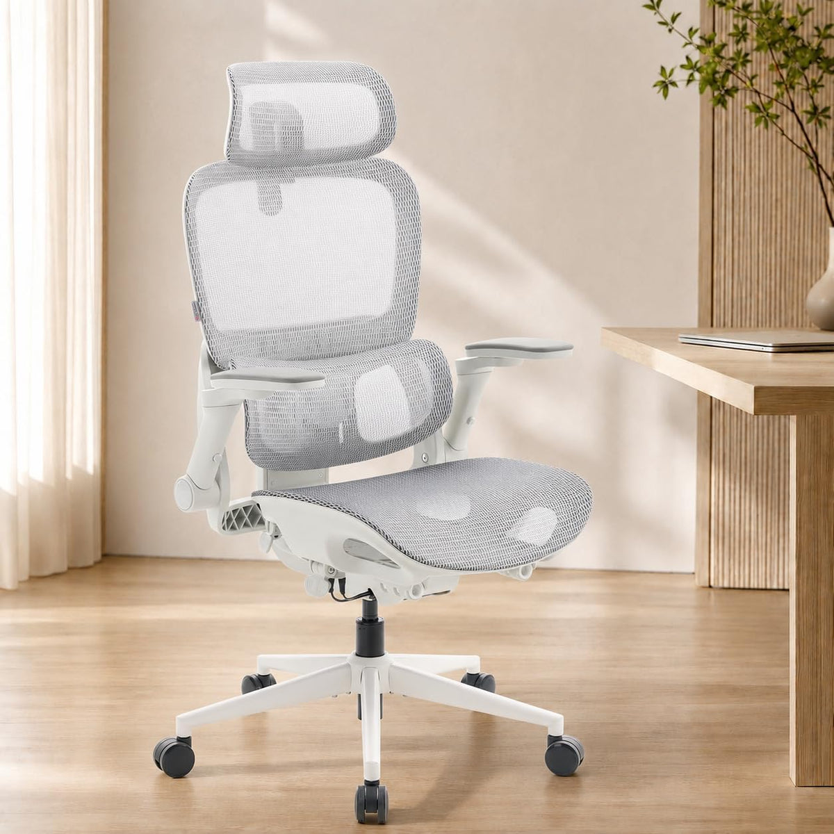 SIHOO M18 Ergonomic Office Chair, Mesh Back Desk Chair with Headrest