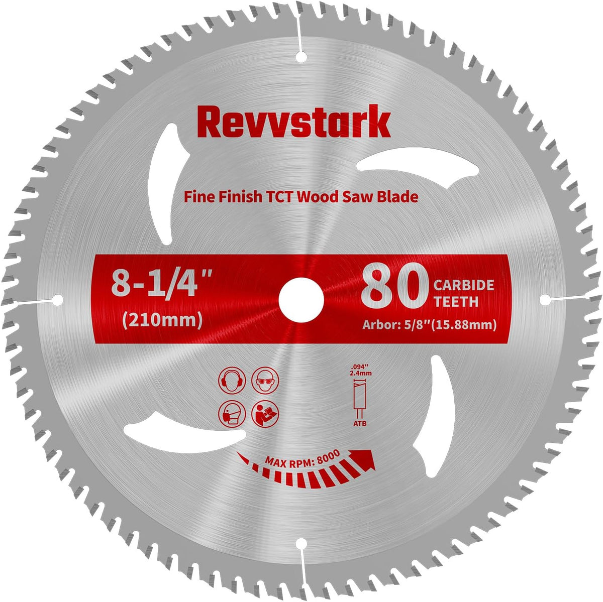 Circular Saw Blade 6-1/2" 24T&60T for Cutting Wood, 5/8" Arbor