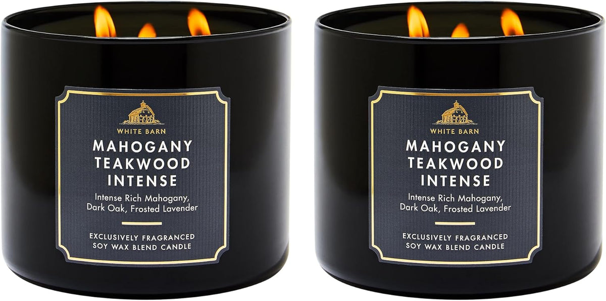 Bath & Body Works Eucalyptus Spearmint 3-Wick Candle - Scented Candle for At-Home Use - Long-Lasting, Room-Filling Fragrance - High Fragrance Oil Concentration - Soy Wax Blend