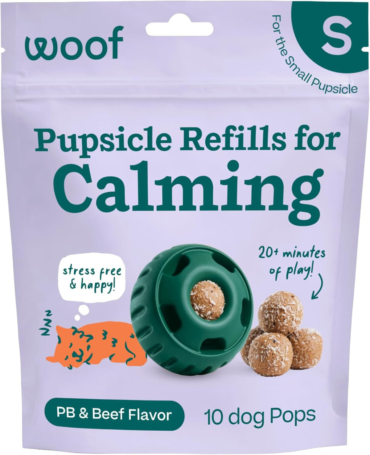 WOOF Hip & Joint Pupsicle Refill Pops - Dog Supplement for the Pupsicle Toy to Support Joint Health, Recovery, and Mobility - Large Pops