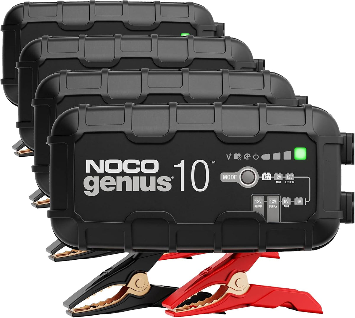 NOCO GENIUS10 10A 6/12V Smart Battery Charger, Trickle Charger & Maintainer