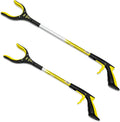 RMS 2-Pack 34 Inch and 21 Inch Grabber Reacher with Rotating Jaw