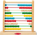 Melissa & Doug Abacus Classic Wooden Toy with 100 Beads - Preschool Learning Activities and Math Games for Kids, Homeschool Essentials for Ages 3+
