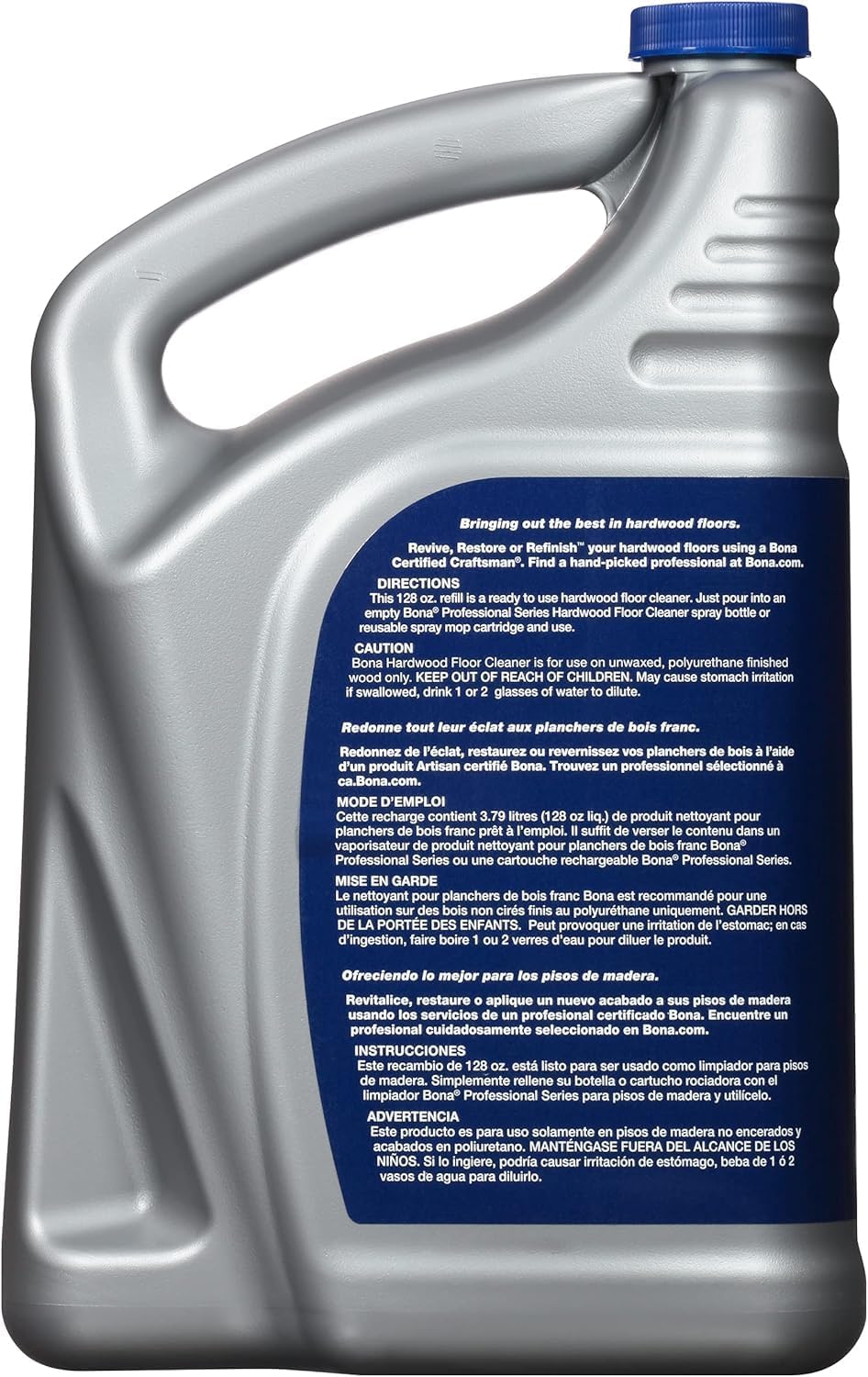 Bona Professional Series Hardwood Floor Cleaner Refill, 128 Fl Oz