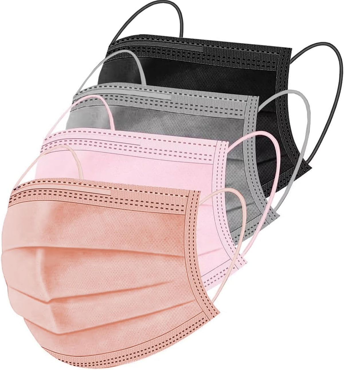 ZIYE 100 Pcs Non-medical Disposable Face Masks