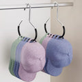 2 Pack Hat Organizer for Baseball Caps, Stainless Steel Holder for Scarves & Handbags, Space Saving Closet Hangers