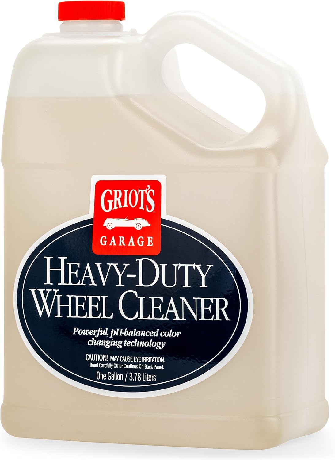 Griot's Garage Heavy-Duty Wheel Cleaner for All Wheel Finishes, Breaks Down and Removes Stubborn Brake Dust and Grime, PH Balanced, Non-Acidic, 11026, 35oz