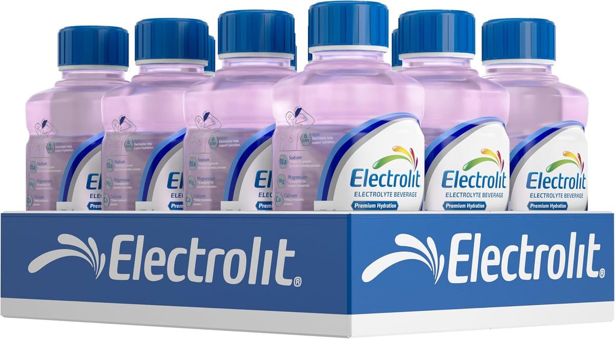 Electrolit, Electrolyte Beverage, Coconut, 21 Fl Oz (12 Pack)