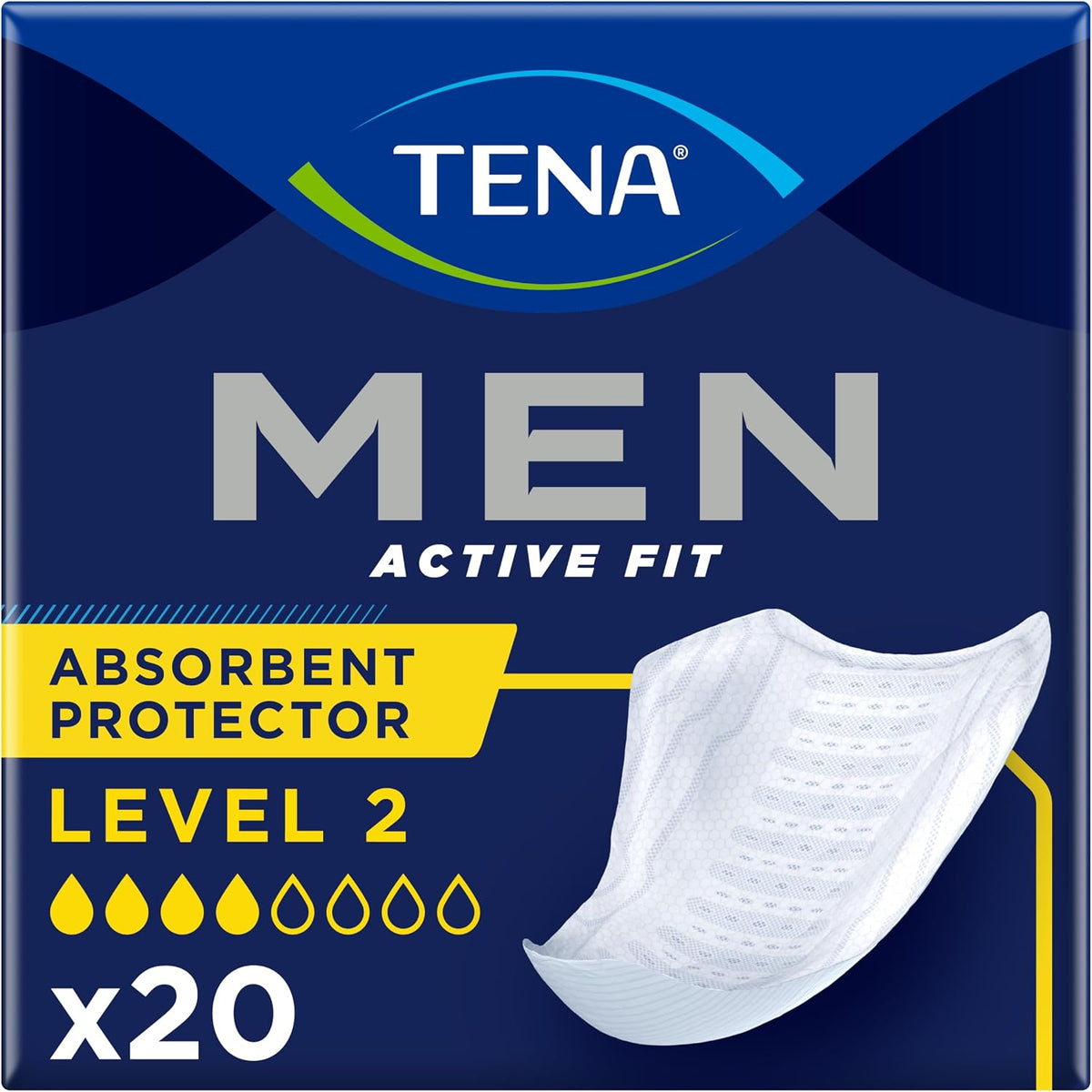 TENA Men Maximum Guards, Incontinence Pads for Men, 144 ct