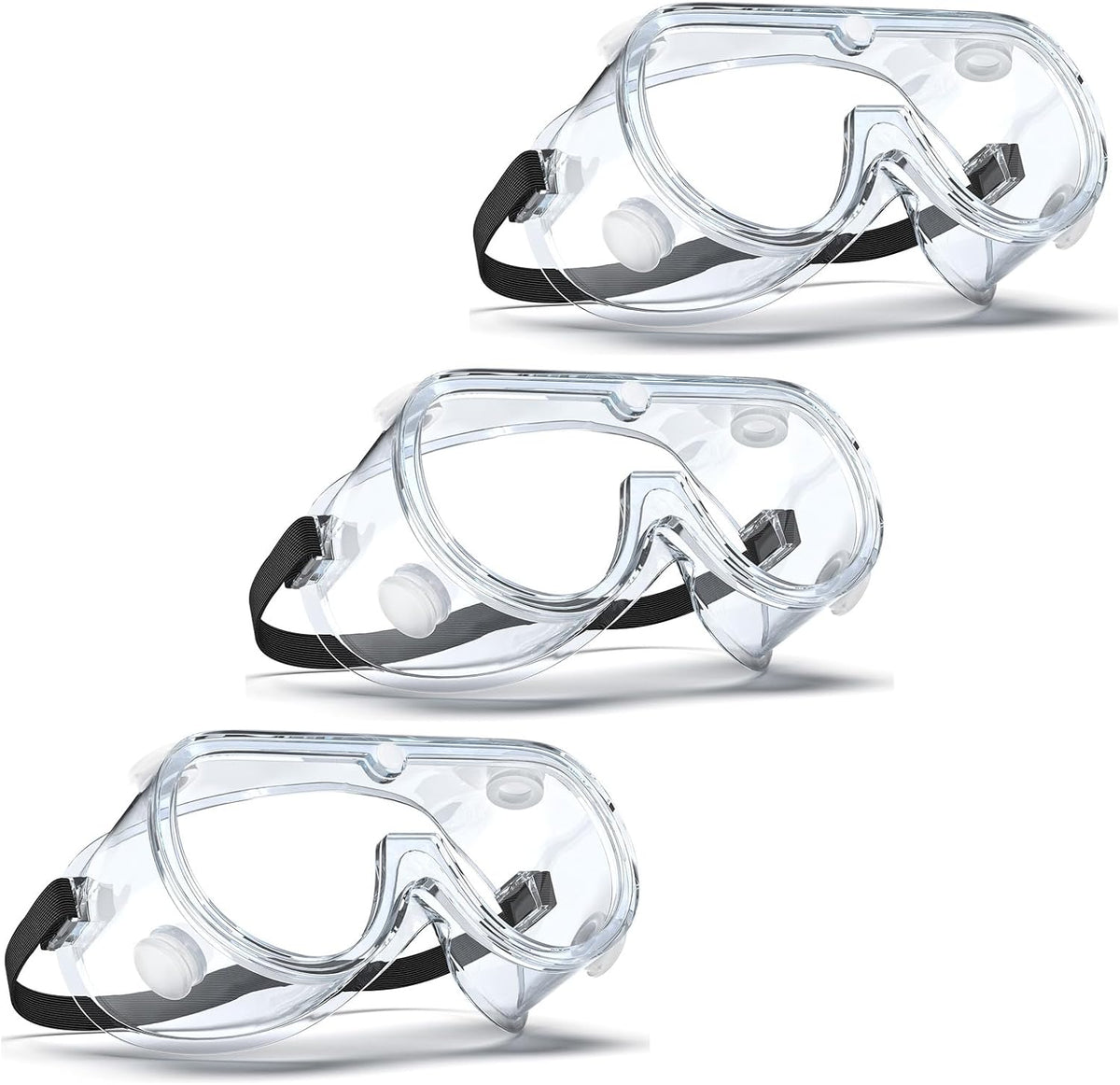 Qbily Anti-fog Safety Goggles,Adjustable Lab Goggles，Lightweight Science Goggles
