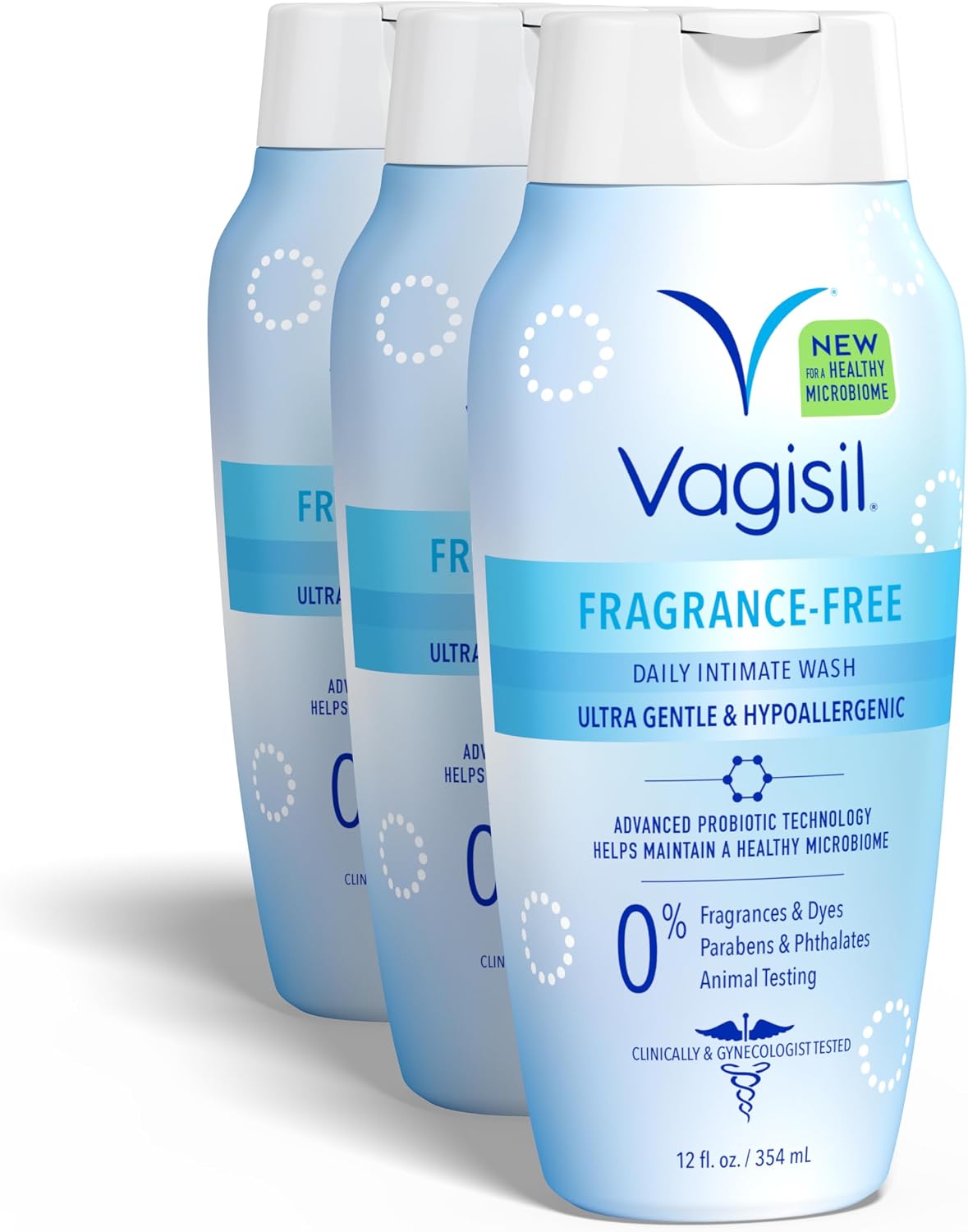 Vagisil Fragrance-Free Feminine Wash, Sensitive Skin, 12 Fl Oz (1 Pack)