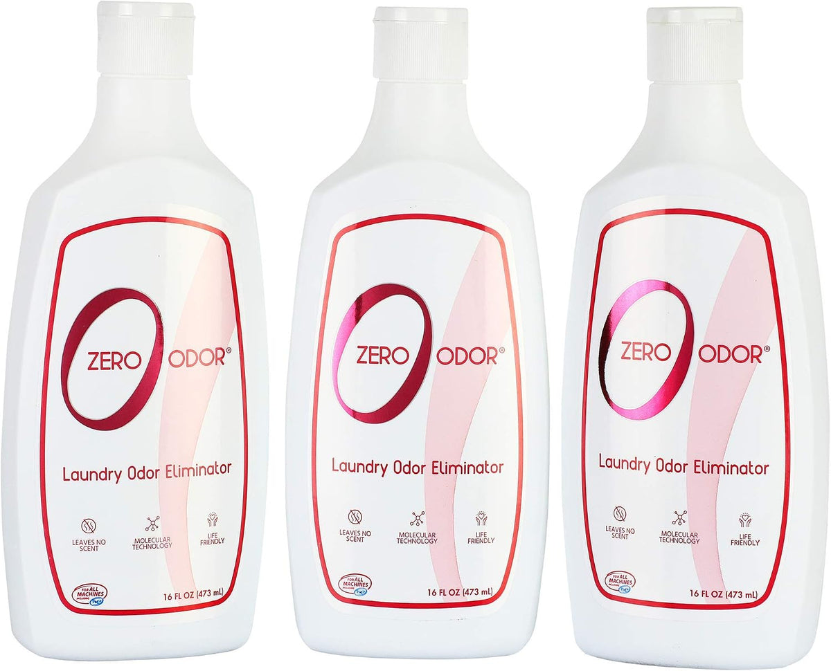 Zero Odor Laundry Odor Eliminator for Clothes, In-Wash Odor Eliminator