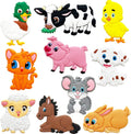 Refrigerator Magnets for Toddlers Farm Animals - Big Rubber Toddler Fridge Magnets for Kids - Learning Preschool Baby Magnet for Refrigerator and Whiteboard - Cute Kid Magnetic Animal Toys Gifts