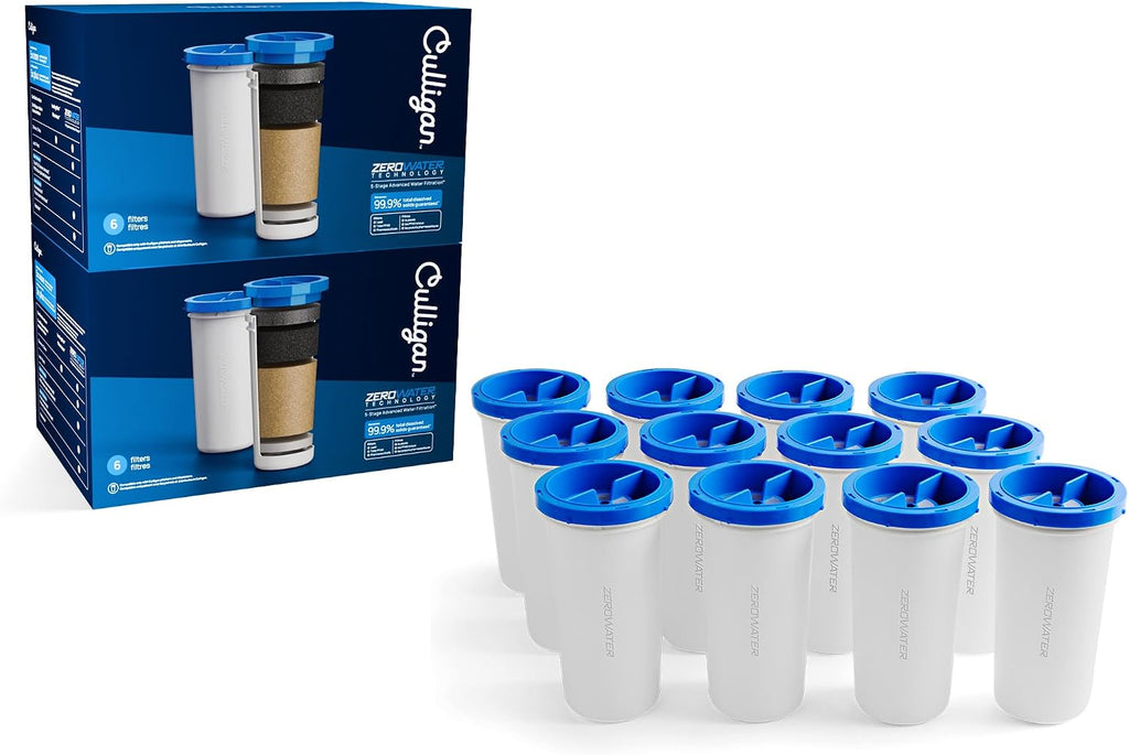 Culligan ZeroWater Replacement Water Filter Removes PFAS 2-Pack​