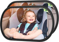 Baby Car Mirror, Car Seat Mirror for Rear Facing, Black