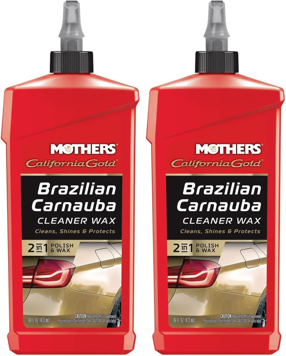 Mothers California Gold Brazilian Carnauba Cleaner Wax, 12 oz. Paste, 05500