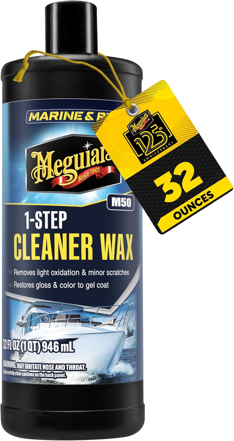 Meguiar's M50 Marine/RV One-Step Cleaner Wax, 32oz