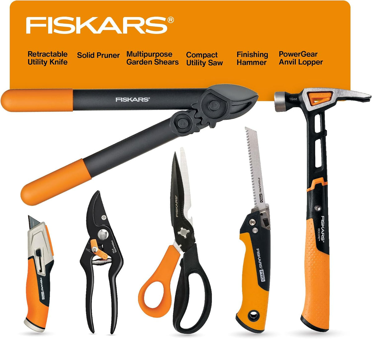 Fiskars 28” Garden Bypass Loppers, Tree Trimmer with 1.5" Cut Capacity