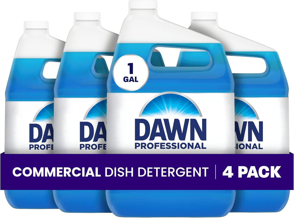 Dawn PRO Manual Pot & Pan Detergent, Bulk Liquid Dish Soap (1 gal, 2 pack)