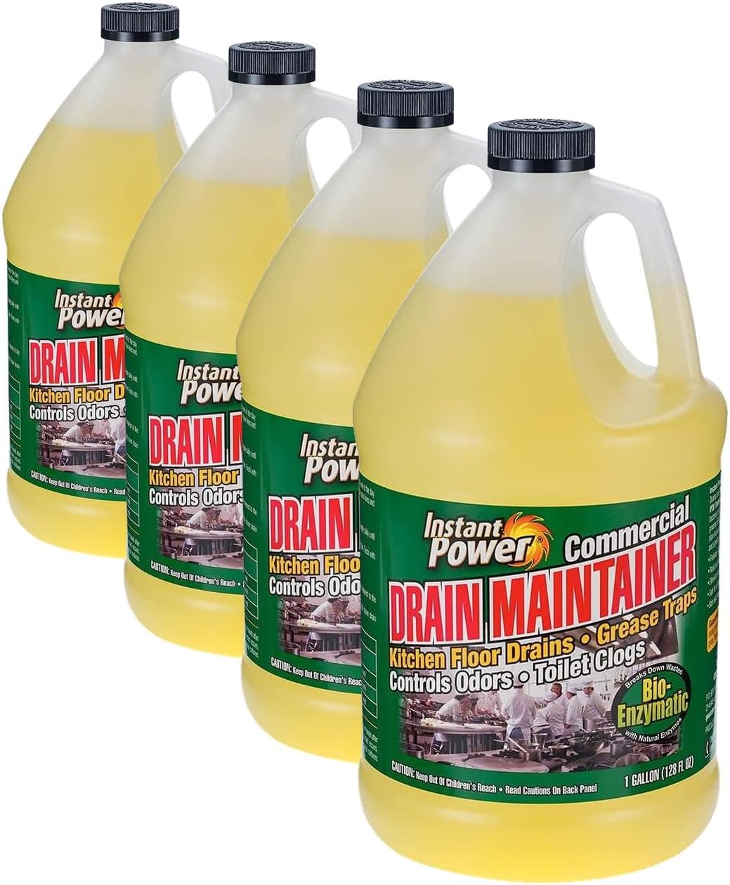 Instant Power Commercial Drain Maintainer & Trap Treatment, 1 Gal