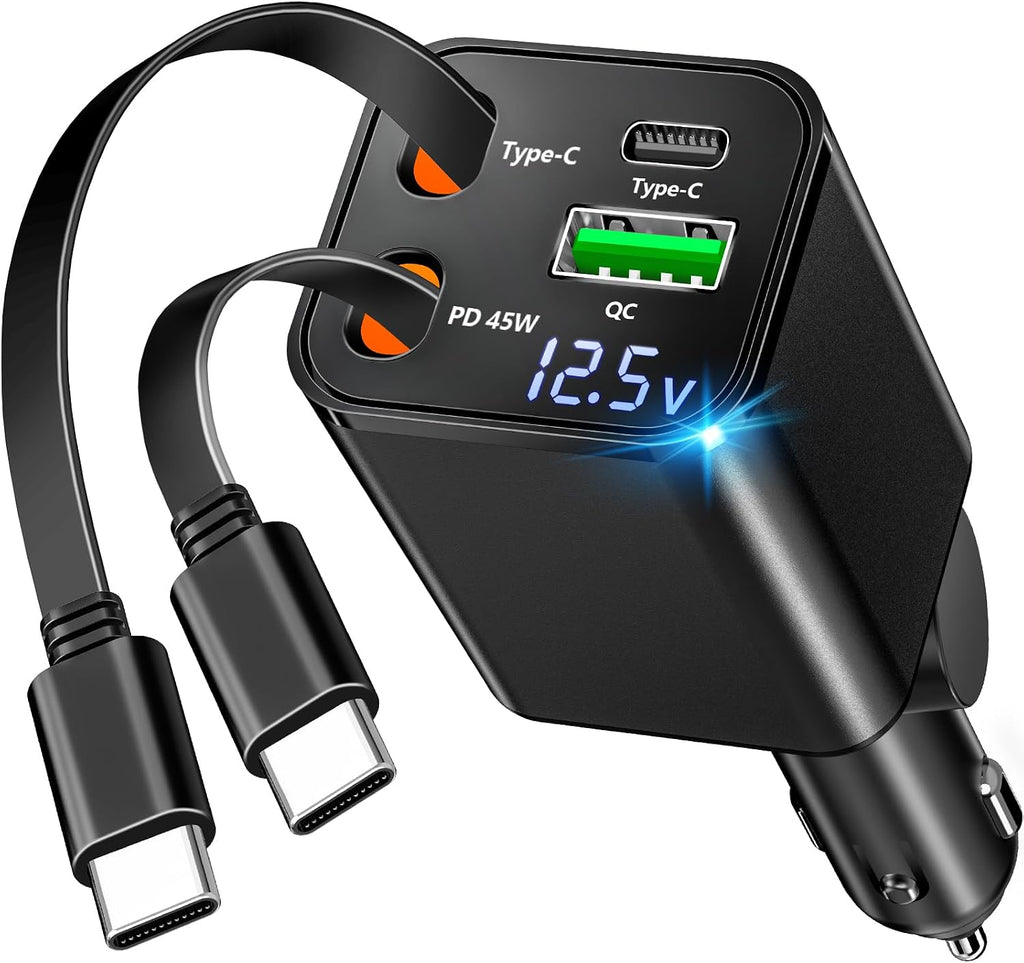 Apple MFi Certified iPhone 17 Car Charger Fast Charging + 6FT Type C Cable