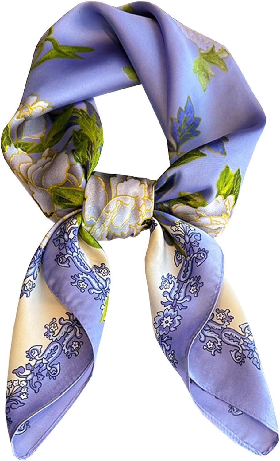 Dailyacc Hair Bandanas Scarf For Women Lightweight Fashion Neck Silk Satin Head Scarves For Sleeping Handbags Scarf