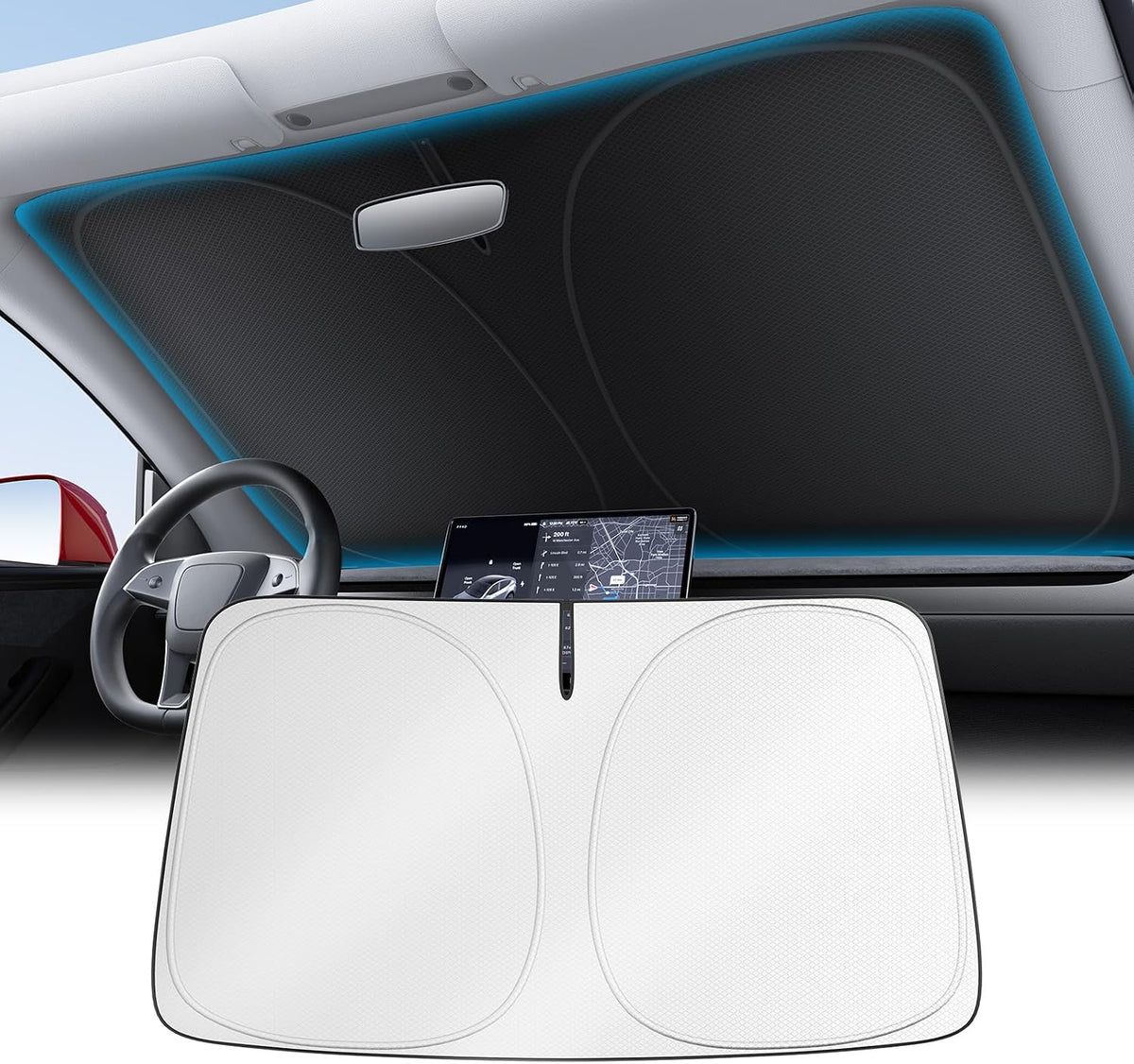 Wigoo for Tesla Model Y/YL 2020-2026 Windshield Sunshade, Keeps Cool