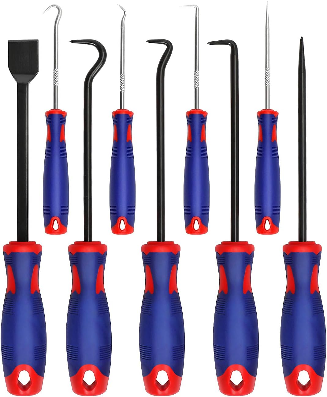 WORKPRO 9PCS Precision Pick & Hook Set with Scraper