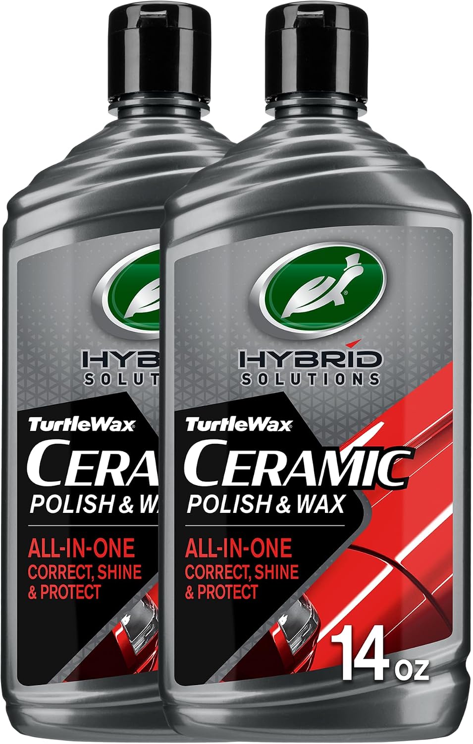 Turtle Wax Hybrid Solutions Ceramic Car Polish and Wax, 14 oz. (Pack of 1)