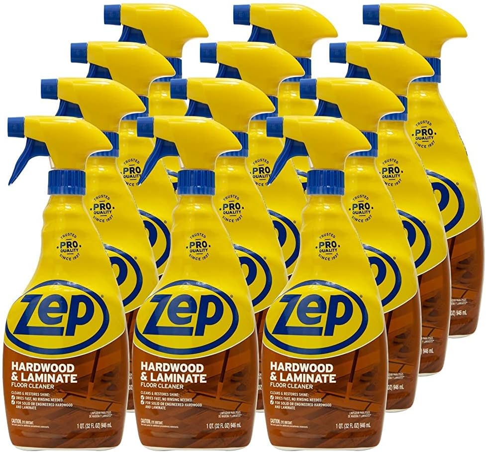 Zep ZUHLF32 Hardwood and Laminate Floor Cleaner 32 ounces