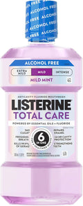 Listerine Total Care Alcohol Free Mouthwash, Mild Mint, 16.9 fl. oz/500 mL
