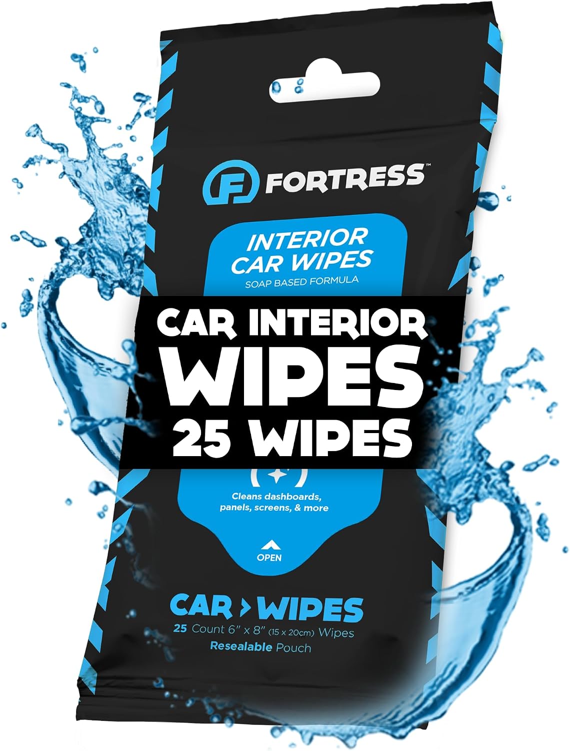 Fortress Car Interior Cleaner Wipes (25 ct.) Travel Size