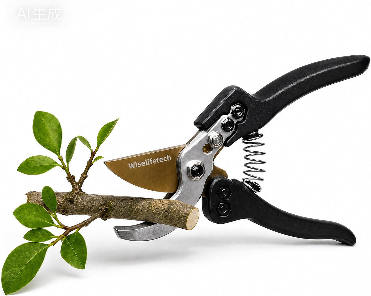 2Pcs Garden Shears Set, High Carbon Steel Pruning Loppers
