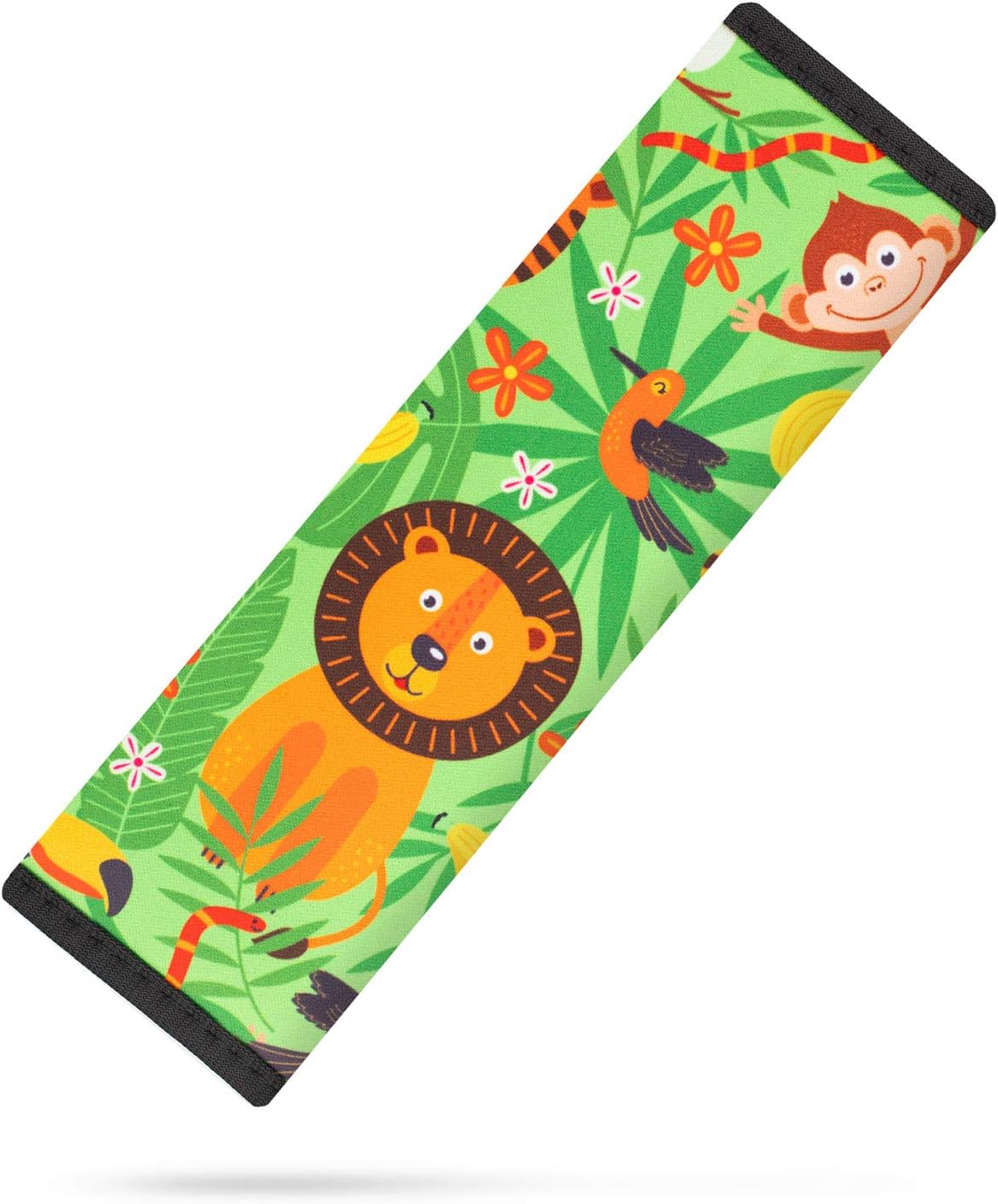YR Seat Belt Cover for Kids, Soft Comfort Seat Belt Cushion for Children, Cute Cartoon Pattern Car Seat Belt Pads Cover for Girls and Boys, 1 Pack (Cartoon Spider)