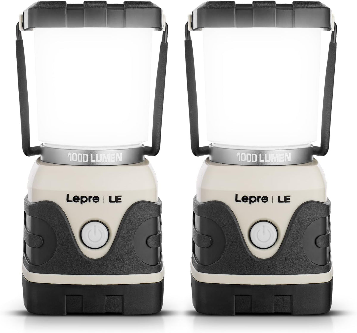 Lepro 1000LM Battery Powered LED Camping Lantern with 4 Light Modes, Green