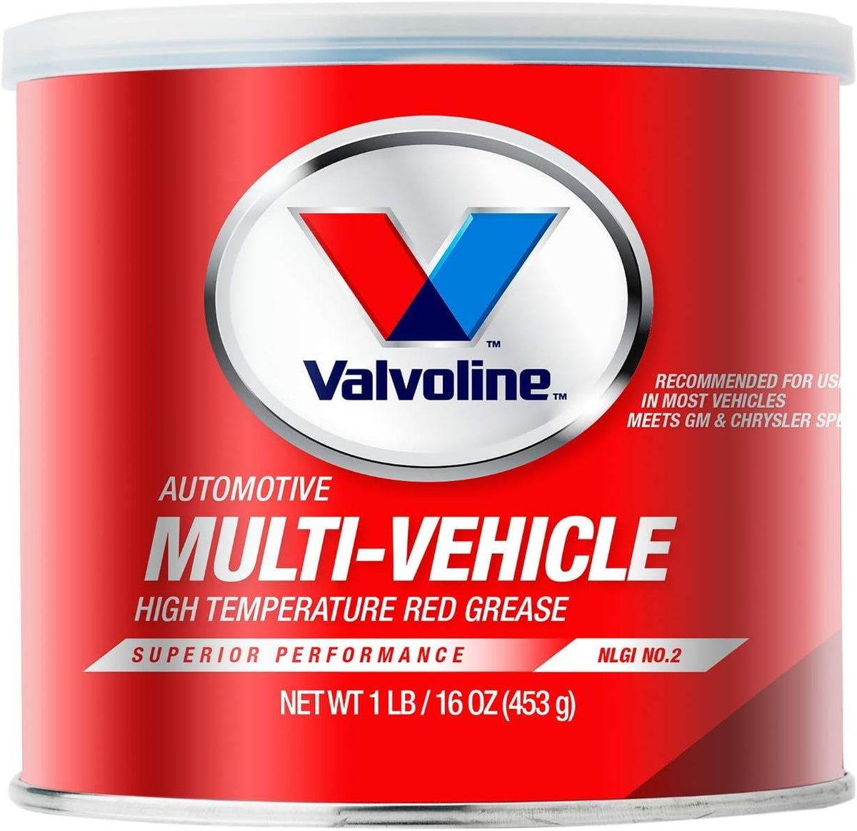 Valvoline Multi-Vehicle High Temperature Red Grease 14.1 OZ Cartridge