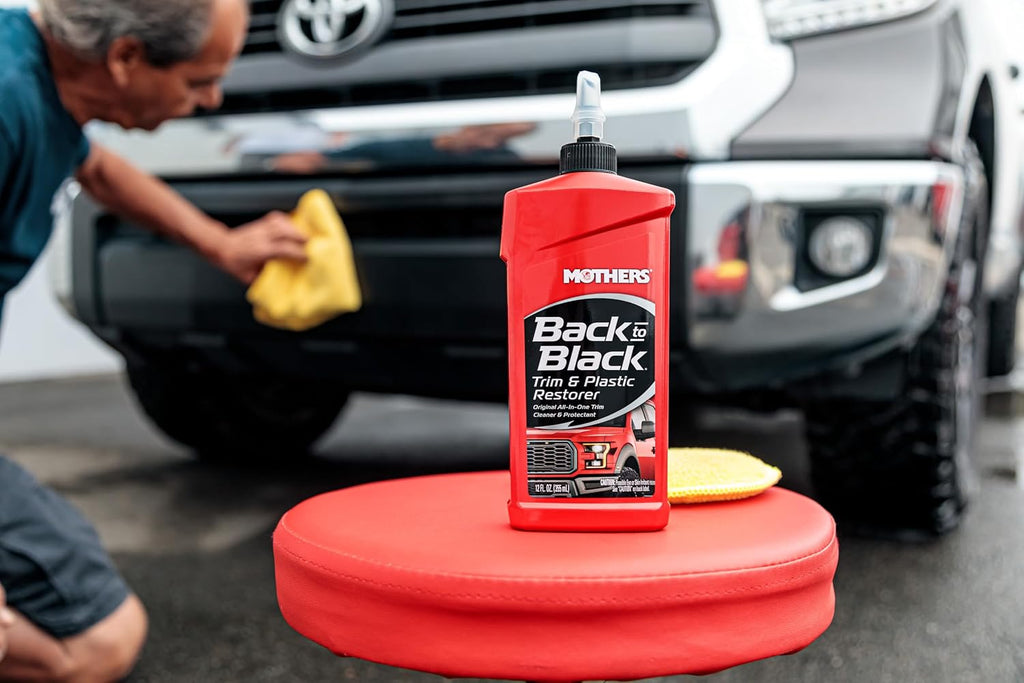 Mothers Back-to-Black Trim & Plastic Restorer, 12 oz. (06112)