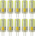 RAYHOO 10pcs G4 LED Bulbs JC Bi-Pin Base Light Bulbs 3W AC/DC 12V 20W-30W T3 Halogen Bulb Replacement Landscape Bulbs(Warm White 3000K)