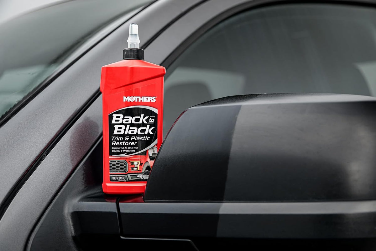 Mothers Back-to-Black Trim & Plastic Restorer, 12 oz. (06112)
