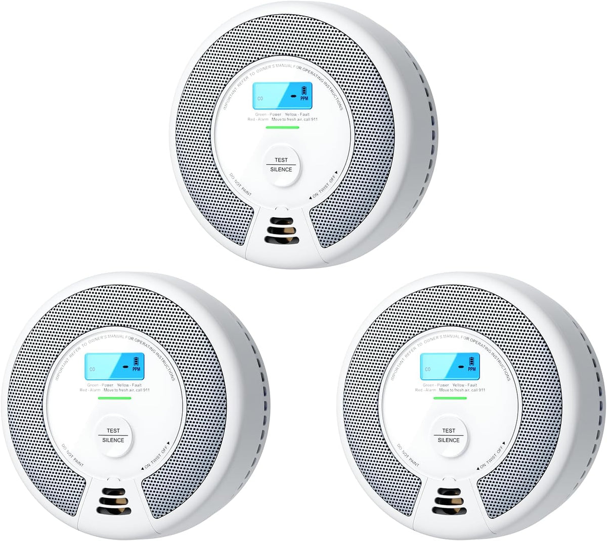 X-Sense Smoke Detector Carbon Monoxide Detector Combo, SC07, 1-Pack
