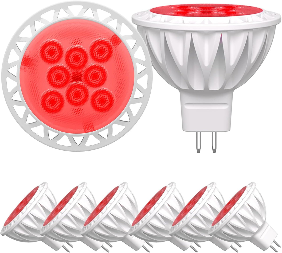 MR16 LED Bulbs 5W GU5.3 12V 2700K Warm White 6 Pack